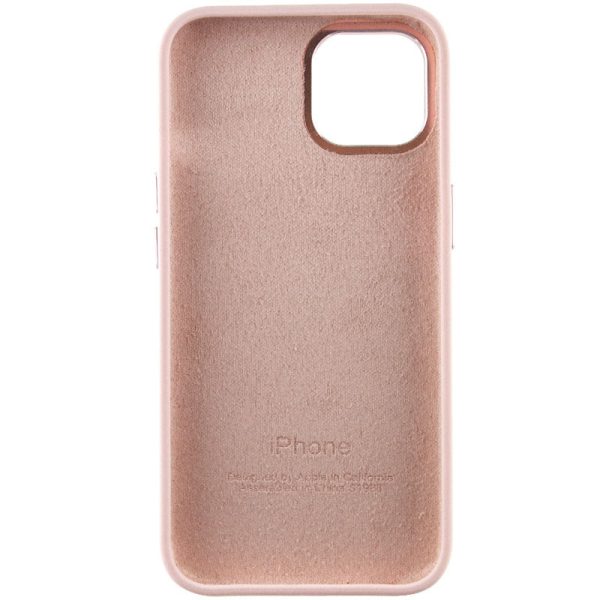 Чохол для iPhone 12 Pro Max Рожевий Silicone Case Metal Buttons - Зображення 4