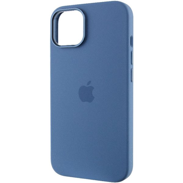 Чохол для iPhone 12 Pro Max Синій Silicone Case Metal Buttons - Зображення 3