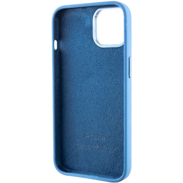 Чохол для iPhone 12 Pro Max Синій Silicone Case Metal Buttons - Зображення 5