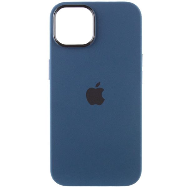 Чохол для iPhone 12 Pro Max Синій Silicone Case Metal Buttons - Зображення 2