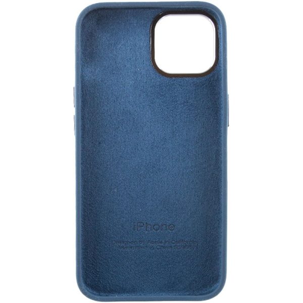 Чохол для iPhone 12 Pro Max Синій Silicone Case Metal Buttons - Зображення 4