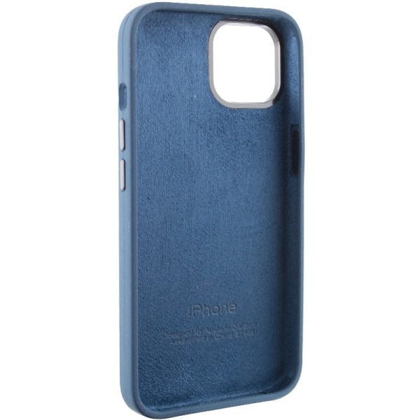 Чохол для iPhone 12 Pro Max Синій Silicone Case Metal Buttons - Зображення 5
