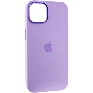 Чохол для iPhone 12 Pro Max Фіолетовий Silicone Case Metal Buttons