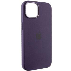 Чохол для iPhone 12 Pro Max Фіолетовий Silicone Case Metal Buttons