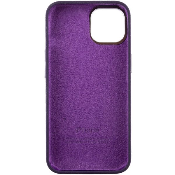 Чохол для iPhone 12 Pro Max Фіолетовий Silicone Case Metal Buttons - Зображення 4