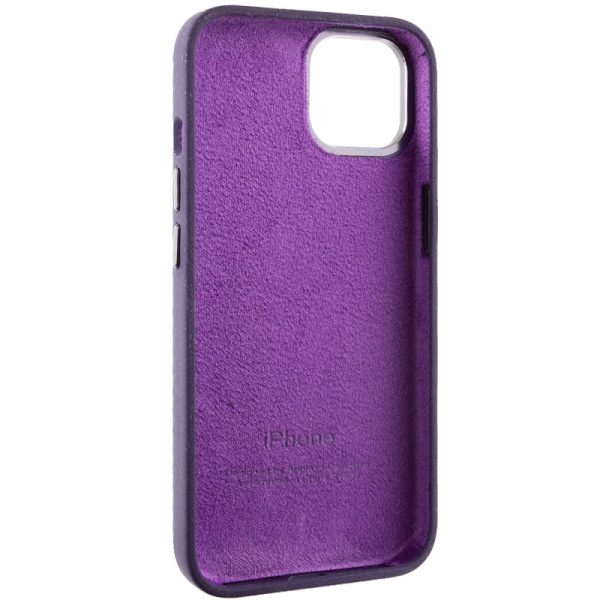 Чохол для iPhone 12 Pro Max Фіолетовий Silicone Case Metal Buttons - Зображення 6