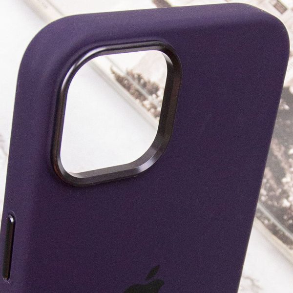 Чохол для iPhone 12 Pro Max Фіолетовий Silicone Case Metal Buttons - Зображення 8