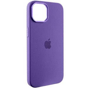 Чохол для iPhone 12 Pro Max Фіолетовий Silicone Case Metal Buttons