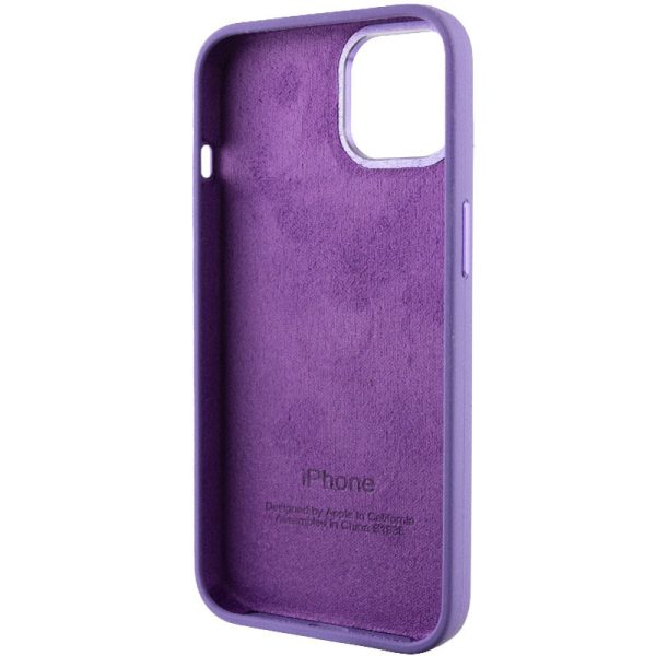 Чохол для iPhone 12 Pro Max Фіолетовий Silicone Case Metal Buttons - Зображення 5