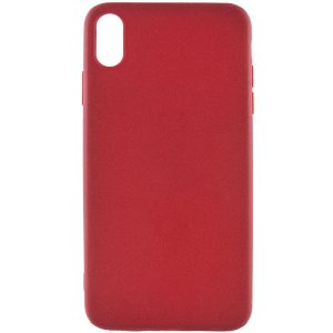 Силіконовий чохол для Apple iPhone XS Max Бордовий Candy