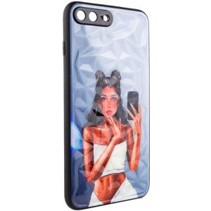 Чохол для iPhone 7 plus / 8 plus Чорний Prisma Ladies