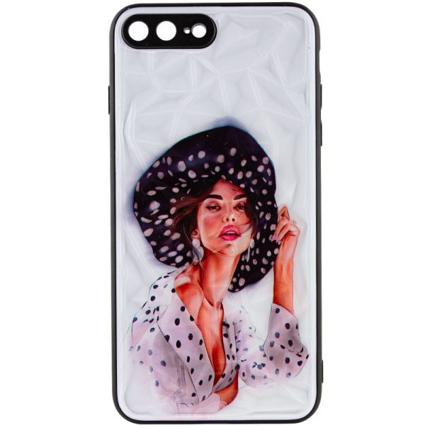 Чохол для iPhone 7 plus / 8 plus Girl in a hat Prisma Ladies - Зображення 2