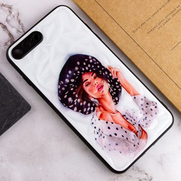 Чохол для iPhone 7 plus / 8 plus Girl in a hat Prisma Ladies - Зображення 5
