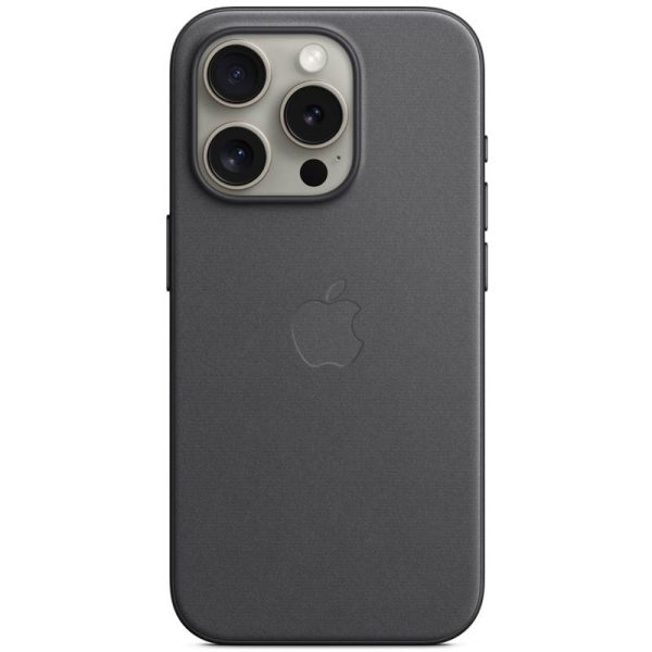 Чохол для iPhone 15 Pro Чорний FineWoven with MagSafe