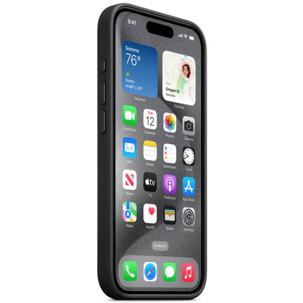 Чохол для iPhone 15 Pro Чорний FineWoven with MagSafe - Зображення 3