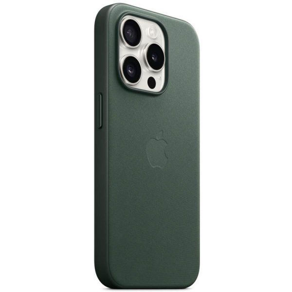 Чохол для iPhone 15 Pro Зелений FineWoven with MagSafe - Зображення 2