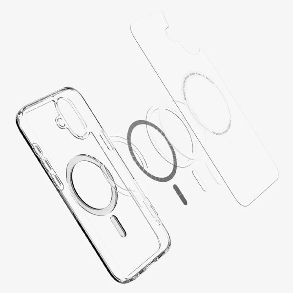 Чохол для iPhone 16 Прозорий SGP Ultra Hybrid (MagFit) - Зображення 5