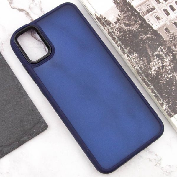 Чохол для Samsung Galaxy A04e Синій TPU+PC Lyon Frosted - Зображення 4