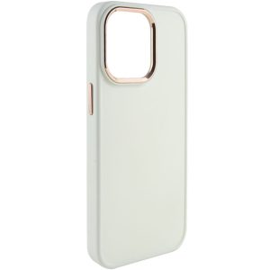 Чохол для iPhone 14 Pro Білий Bonbon Metal Style