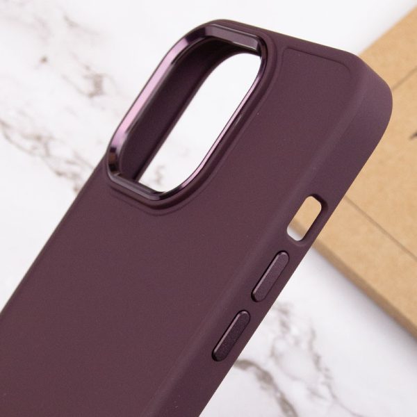 Чохол для iPhone 14 Pro Бордовий Bonbon Metal Style - Зображення 5