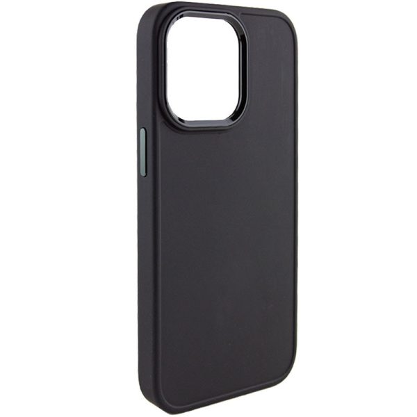 Чохол для iPhone 14 Pro Чорний Bonbon Metal Style