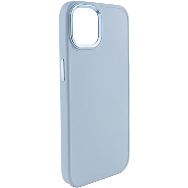 Чохол для iPhone 14 Plus Блакитний Bonbon Metal Style