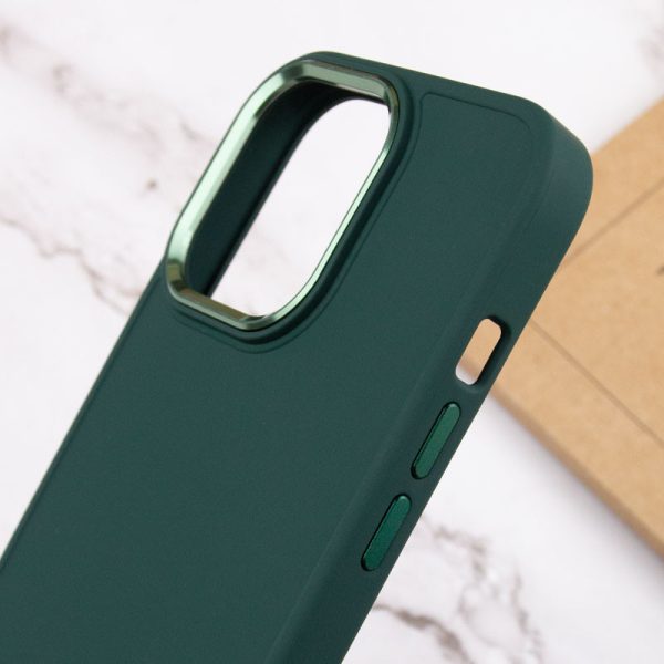 Чохол для iPhone 14 Pro Max Зелений Bonbon Metal Style - Зображення 5
