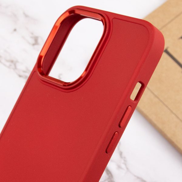 Чохол для iPhone 14 Pro Max Червоний Bonbon Metal Style - Зображення 5