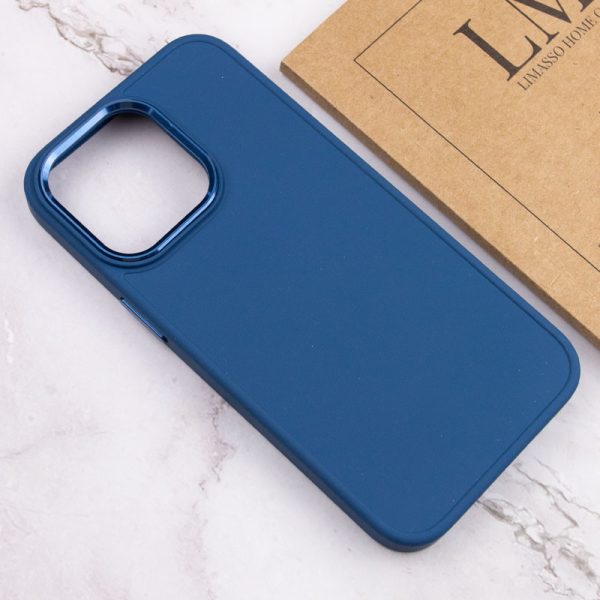 Чохол для iPhone 14 Pro Max Синій Bonbon Metal Style - Зображення 4