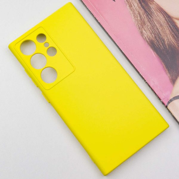 Чохол для Samsung Galaxy S24 Ultra Жовтий Silicone Cover Lakshmi Full Camera (A) - Зображення 3