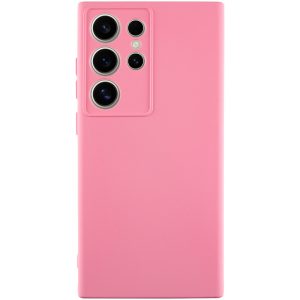 Чохол для Samsung Galaxy S24 Ultra Рожевий Silicone Cover Lakshmi Full Camera (A)