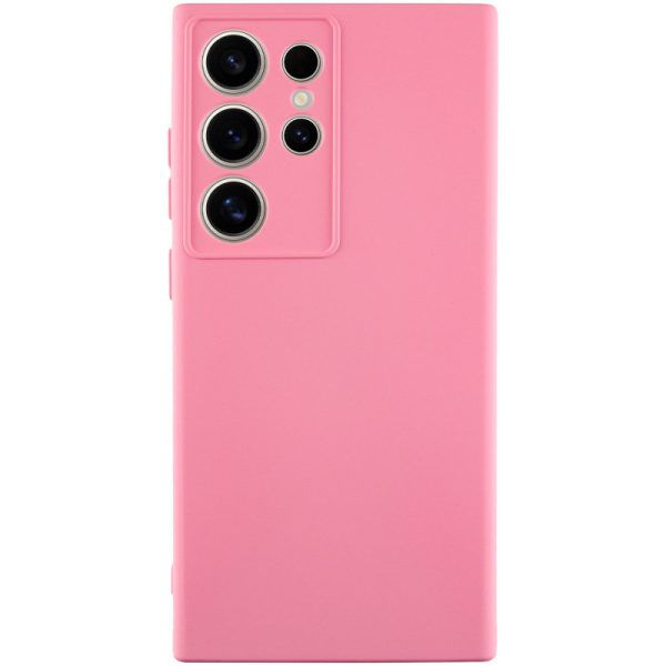 Чохол для Samsung Galaxy S24 Ultra Рожевий Silicone Cover Lakshmi Full Camera (A)