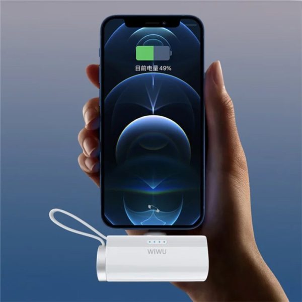 Павербанк Power Bank WIWU W026 2 in 1 Type-C з БЗП For Apple Watch 15W 5000 mAh - Зображення 6