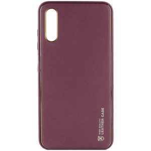 Шкіряний чохол для Samsung Galaxy A50 (A505F) / A50s / A30s Бордовий Xshield