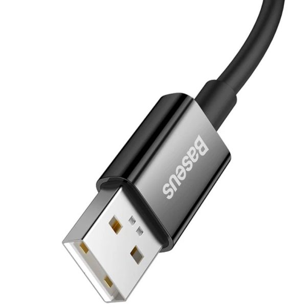 Дата кабель Baseus Superior Series (SUPERVOOC) Fast Charging USB to Type-C 65W 1m (CAYS00090) - Зображення 3
