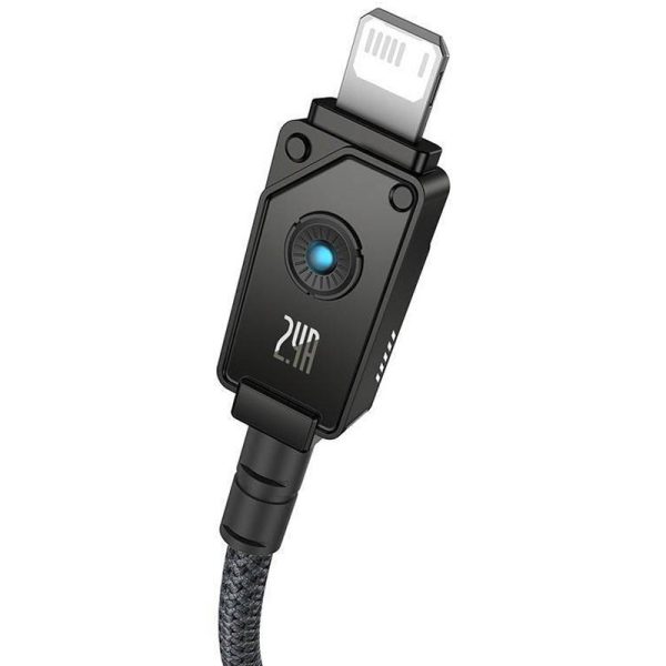 Дата кабель Baseus Unbreakable Series Fast Charging USB to Lightning 2.4A 1m (P10355802111-0) - Зображення 3