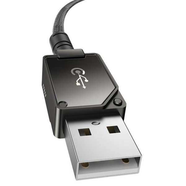 Дата кабель Baseus Unbreakable Series Fast Charging USB to Lightning 2.4A 1m (P10355802111-0) - Зображення 5