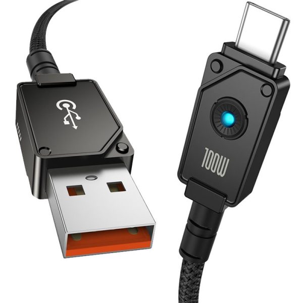 Дата кабель Baseus Unbreakable Series Fast Charging USB to Type-C 100W 1m (P10355801111-0) - Зображення 5