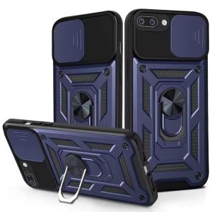 Ударостійкий чохол для Apple iPhone 7 plus / 8 plus Синій Camshield Serge Ring
