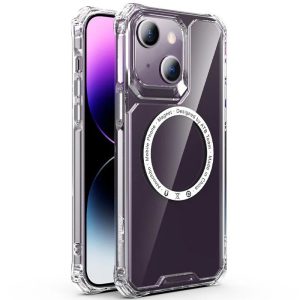 Чохол для iPhone 15 Прозорий TPU Gorilla with MagSafe