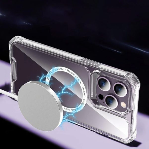 Чохол для iPhone 15 Pro Max Прозорий TPU Gorilla with MagSafe - Зображення 2