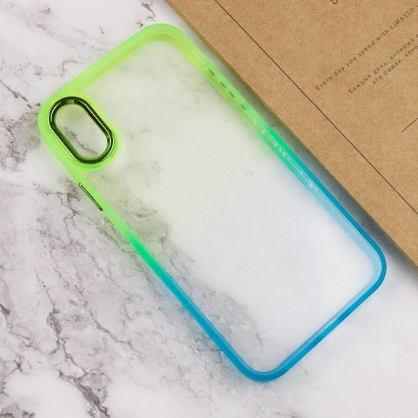 Чохол для iPhone XS Max Бірюзовий TPU+PC Fresh sip series - Зображення 3