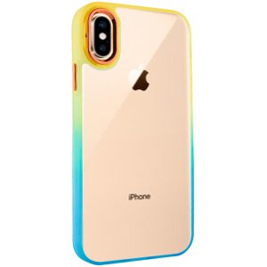 Чохол для iPhone XS Max Бірюзовий TPU+PC Fresh sip series