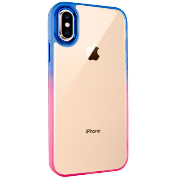 Чохол для iPhone XS Max Рожевий TPU+PC Fresh sip series