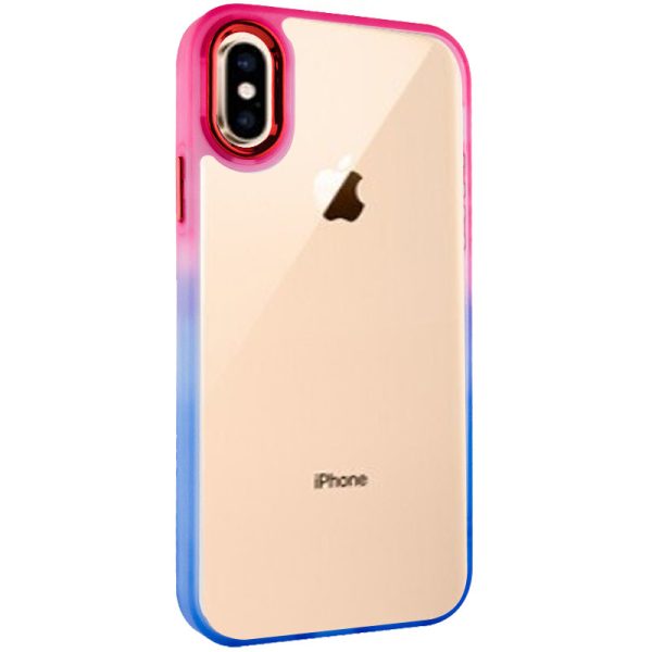 Чохол для iPhone XS Max Синій TPU+PC Fresh sip series
