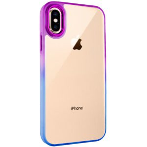 Чохол для iPhone XS Max Синій TPU+PC Fresh sip series