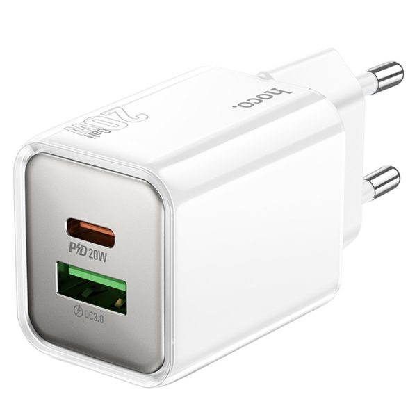 Зарядний пристрій Hoco N46 Glorious PD20W+QC3.0 (1USB-A/1C) - Зображення 2
