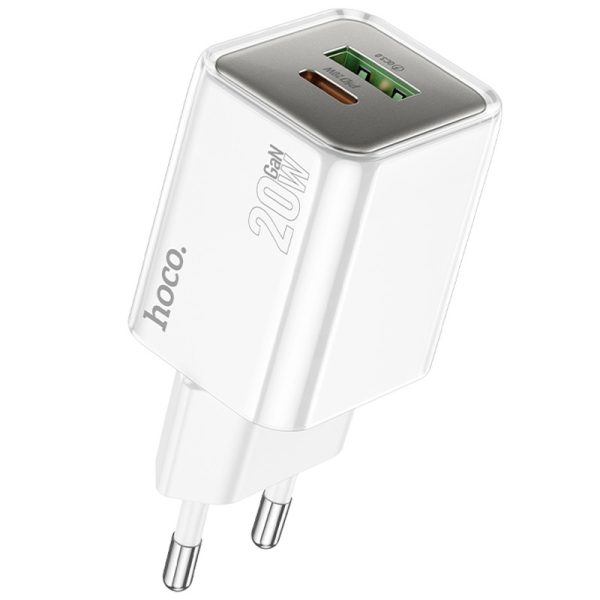 Зарядний пристрій Hoco N46 Glorious PD20W+QC3.0 (1USB-A/1C) - Зображення 3