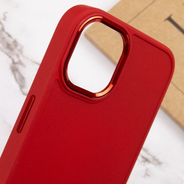 Чохол для iPhone 13 Червоний Bonbon Metal Style - Зображення 5