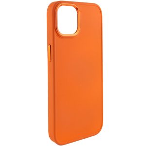 Чохол для iPhone 13 Помаранчевий Bonbon Metal Style
